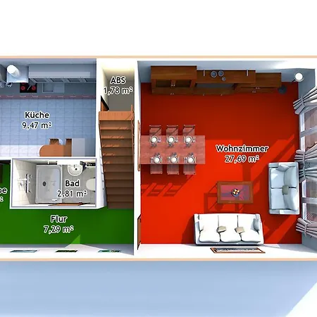 Ferienwohnung Inselblick Apartmán